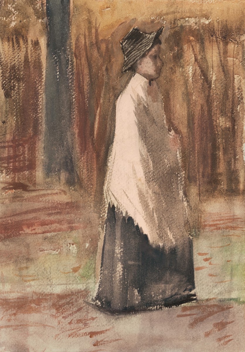 Woman in a Wood 1882