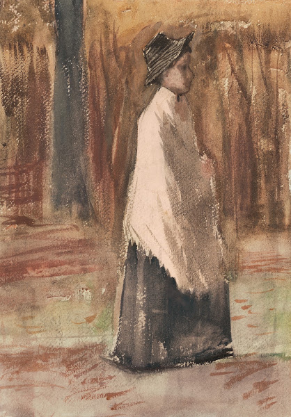 Woman in a Wood 1882