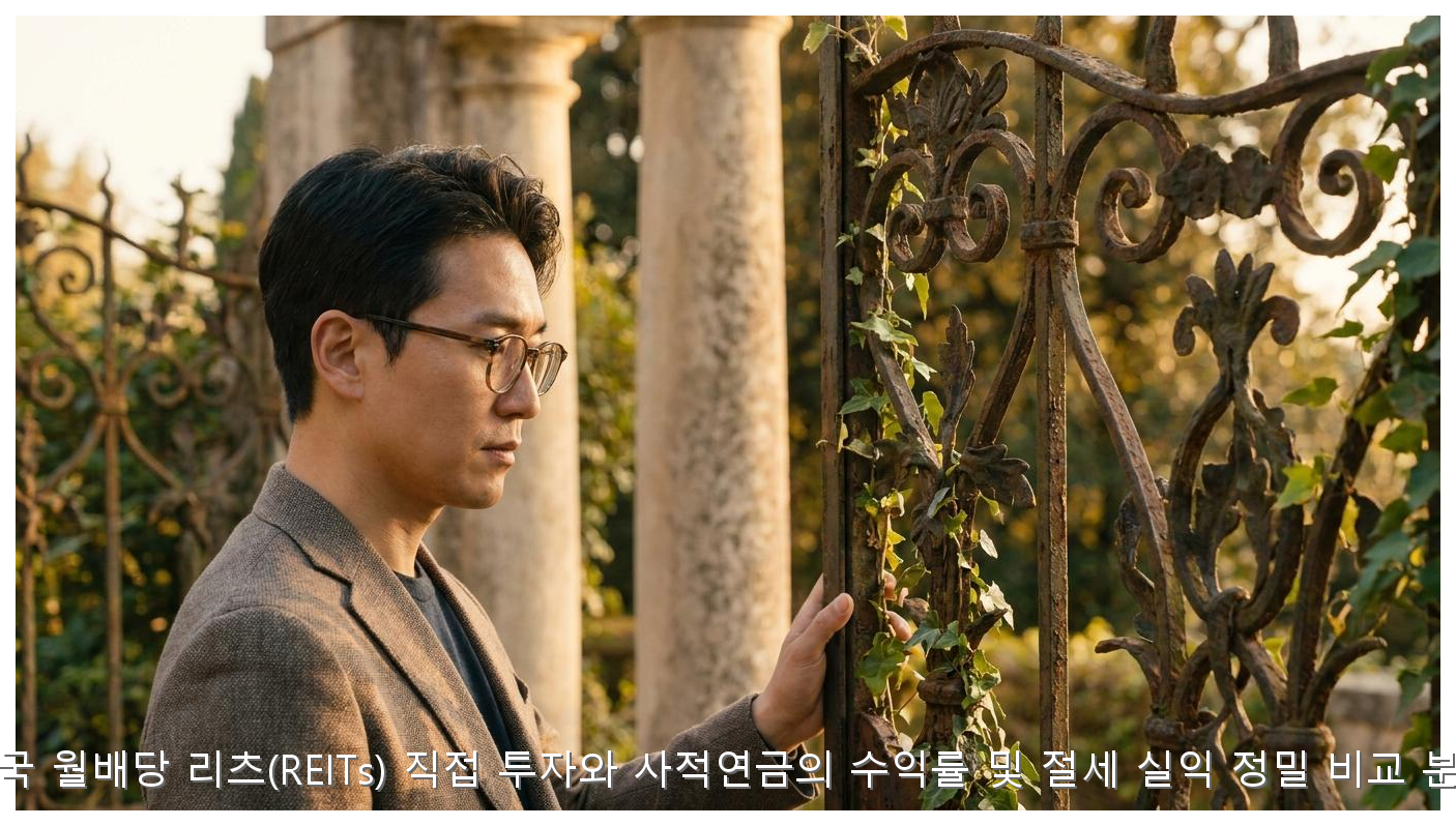미국 월배당 리츠 직접 투자와 사적연금 절세 실익 비교 핵심 안내 및 분석 인포그래픽 (3)