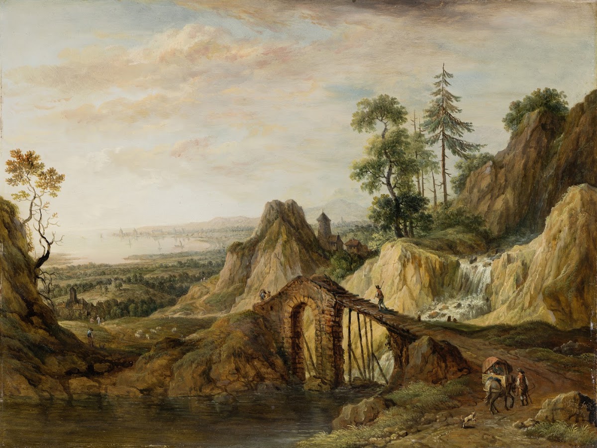 Landscape with a Bridge 1787