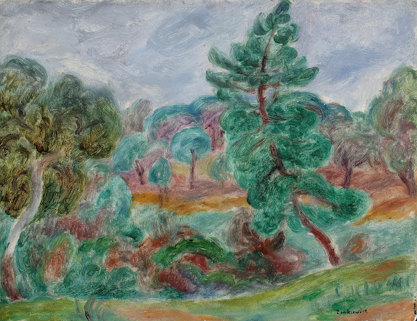 Landscape from Saint Tropez 1921
