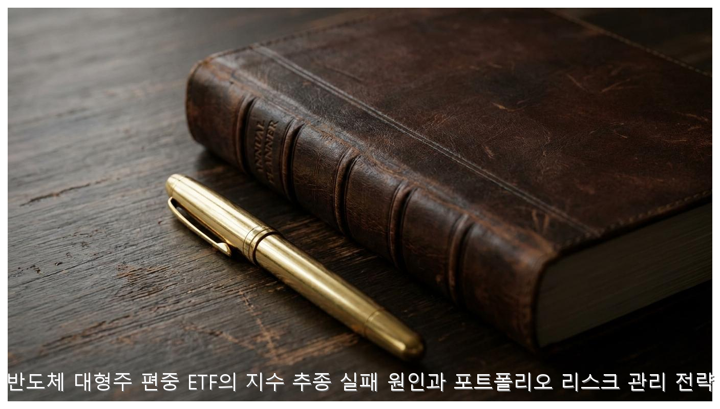 반도체 대형주 편중 ETF의 지수 추종 실패 원인과 포트폴리오 리스크 관리 전략 핵심 안내 및 분석 인포그래픽 (4)