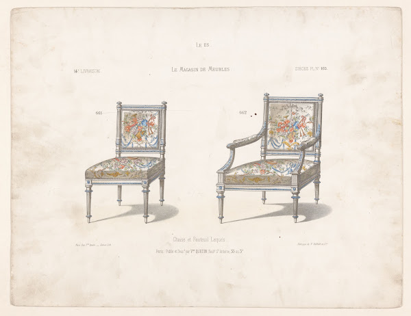 Chaise et Fauteuil Laqués 1832   1904