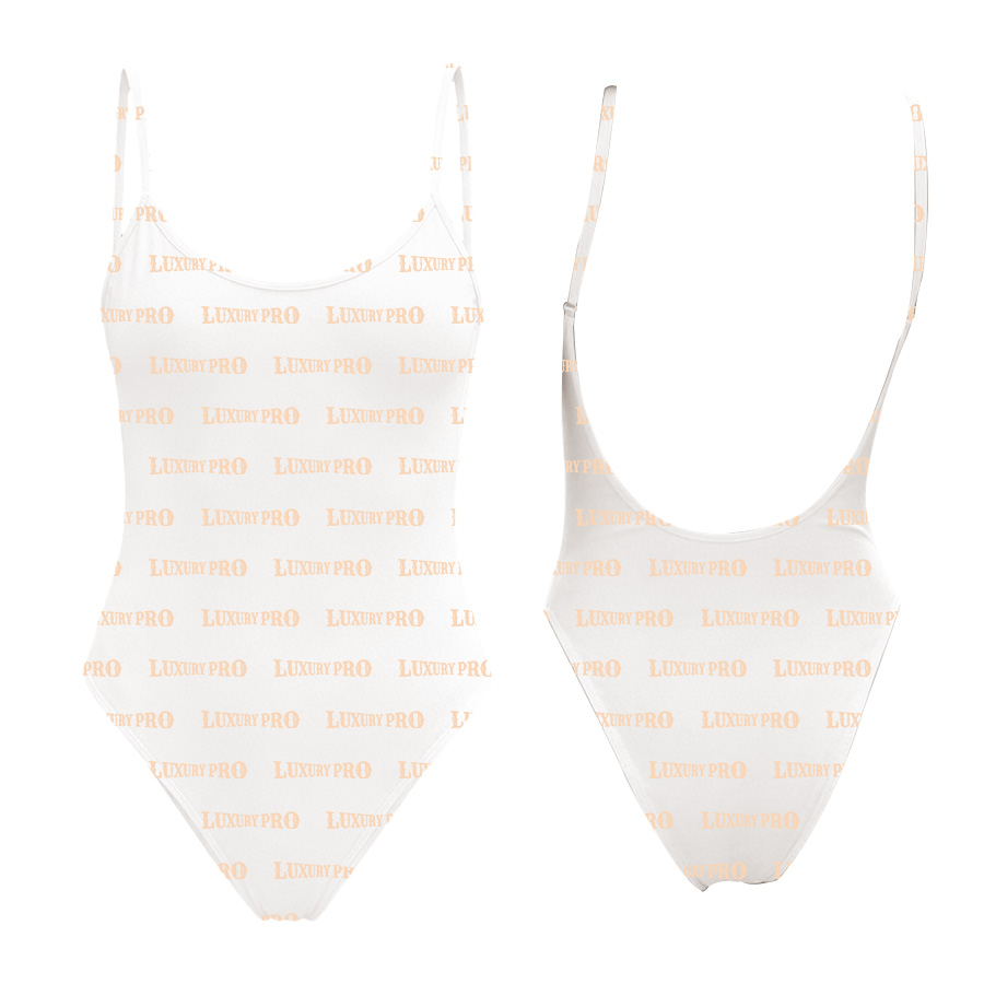 AOP Backless bikini
