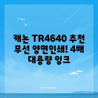 팩스복합기, 캐논 프린터, 무선 프린터, 대용량 잉크, 사무실 필수