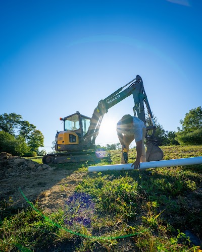 Excavator construction photography Hudson Valley