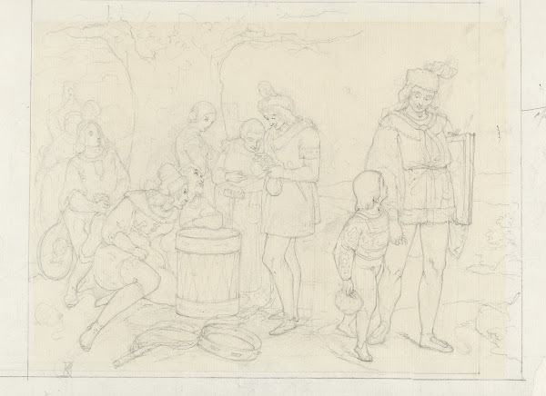 Muzikanten bij een boom 1834   1882