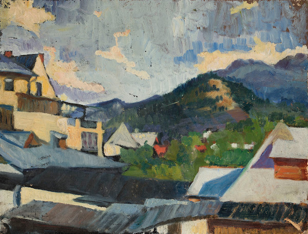 Roofs in the sunshine