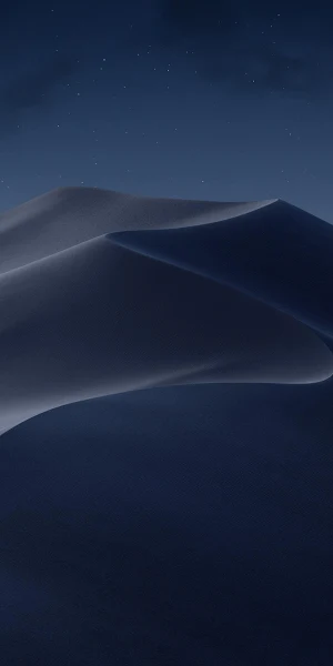 Dunes, Nightscape, Darkness, Gradient Full HD iPhone Wallpaper Background