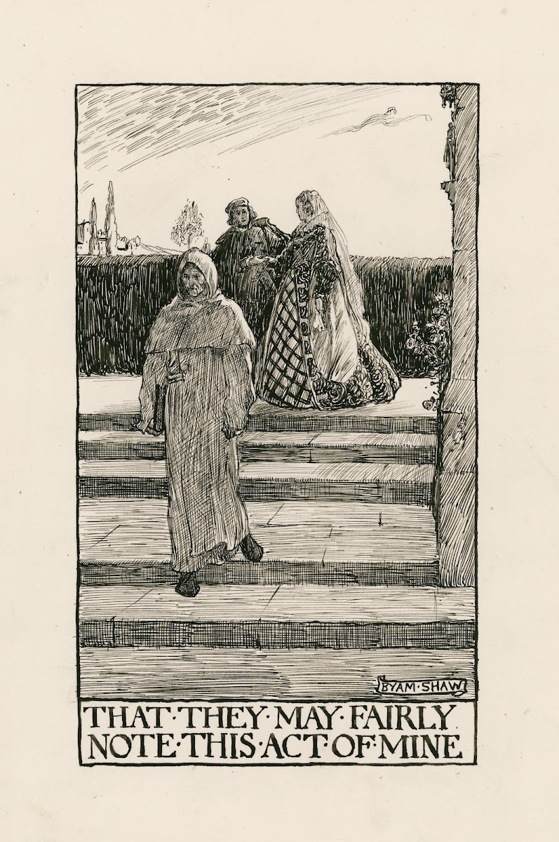 Twelfth night That they may fairly note this act of mine Act IV Scene III 1900