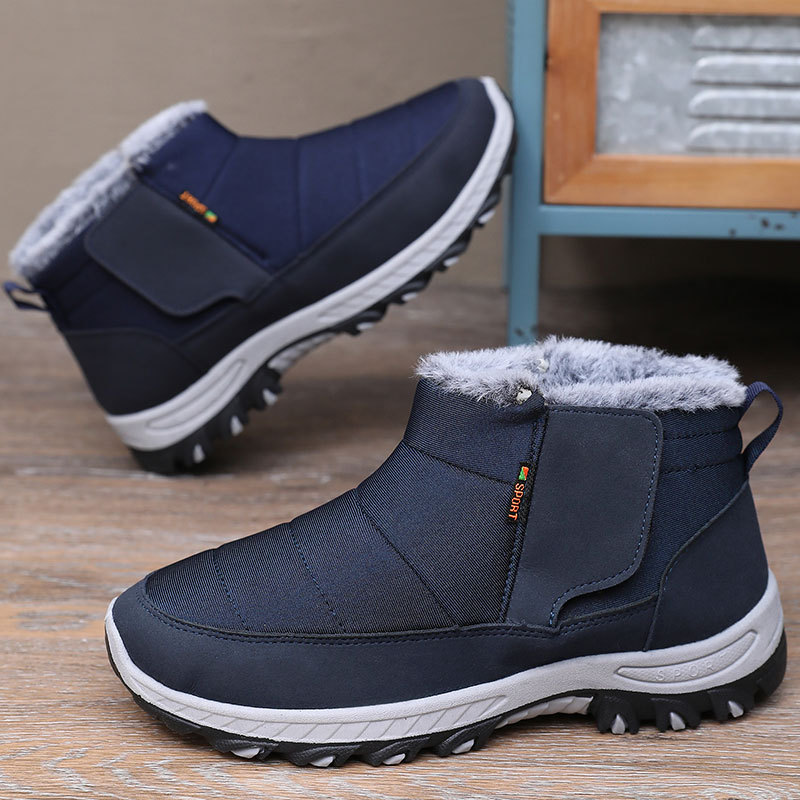 Herren-Winterstiefel mit Klettverschluss