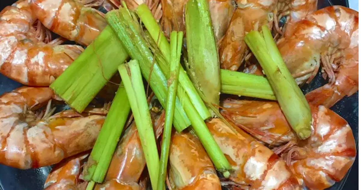 Tôm hấp bia sả