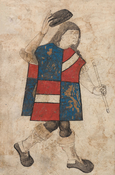 Portrait of the herald of Nassau Vianden 1485 1495