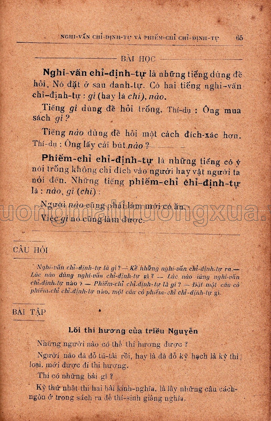 Tiểu học Việt Nam văn phạm giáo khoa thư (1942) - Trang 63