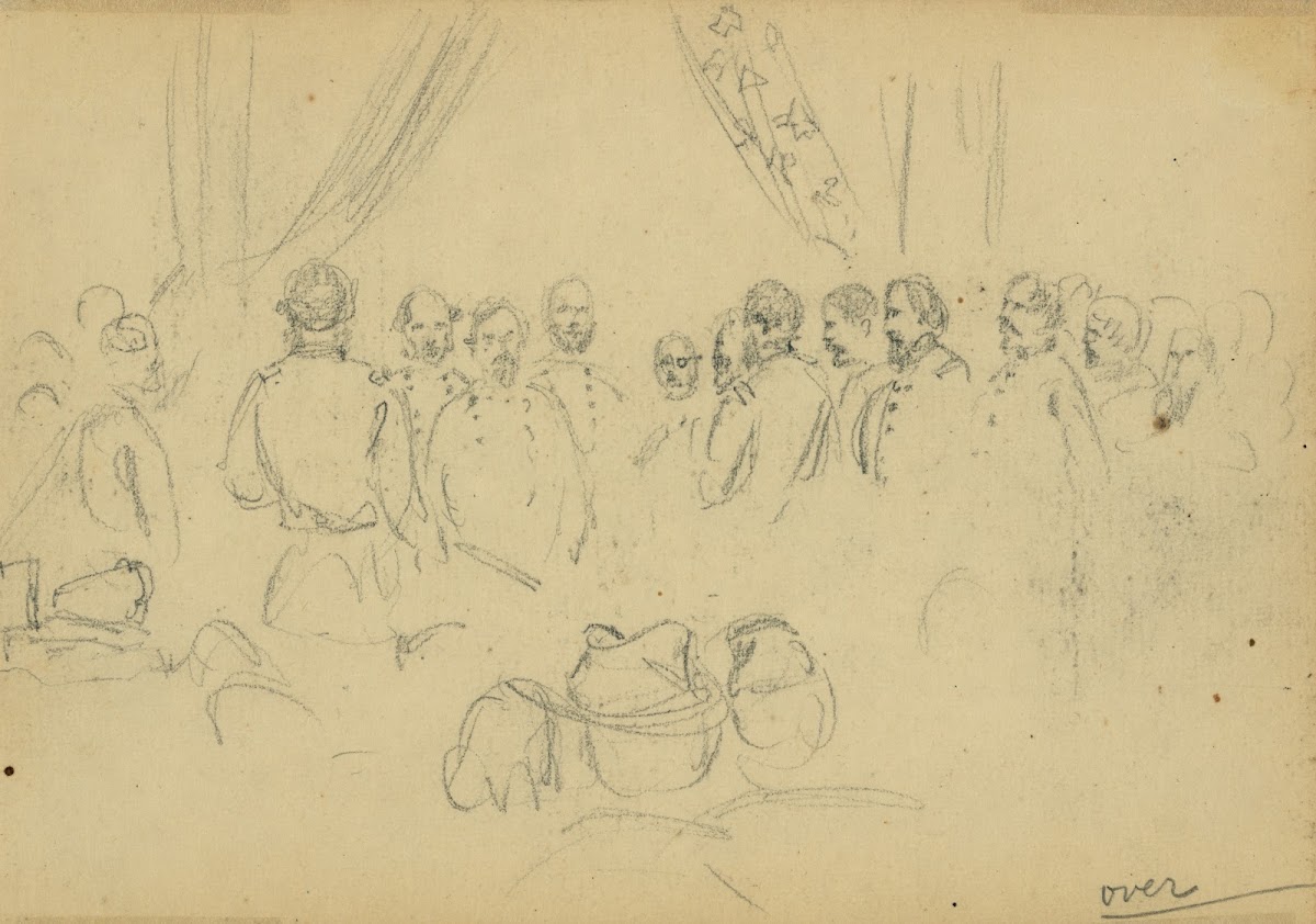 Assembled officers 1860 1865