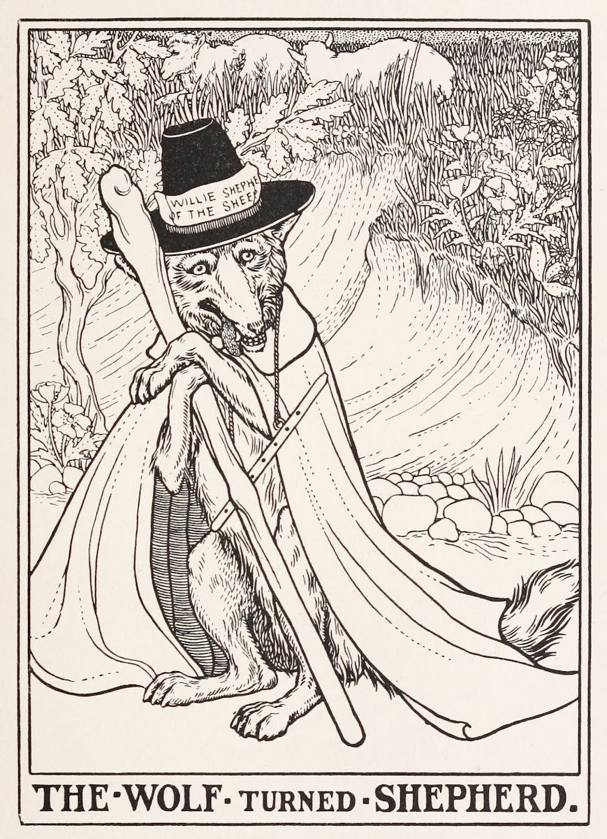 The Wolf turned Shepherd 1900