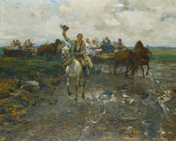 Polish Wedding Procession