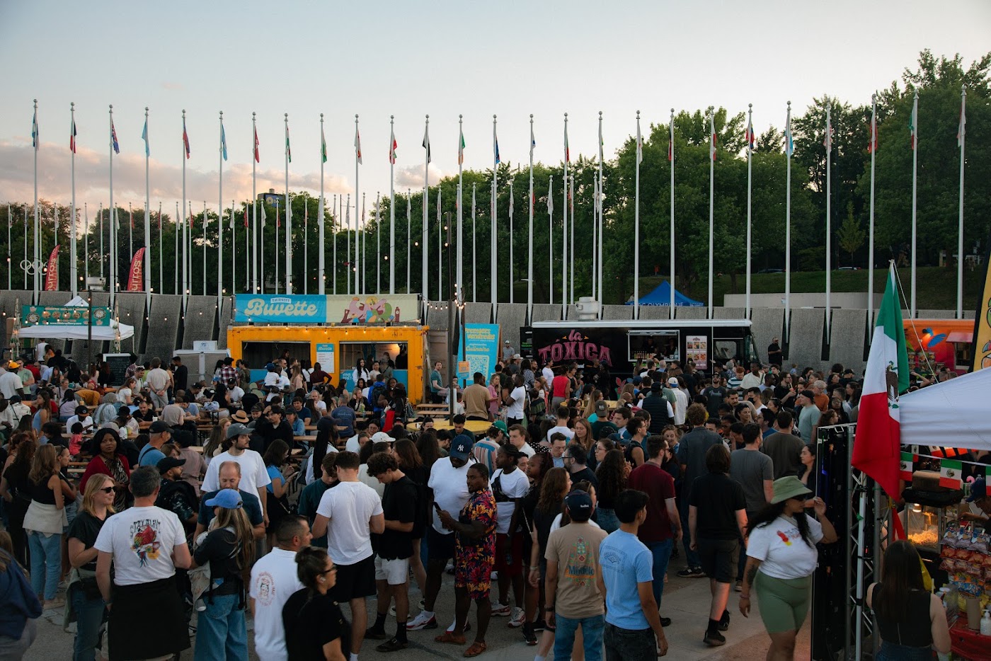 La foule massive sur l&rsquo;Esplanade