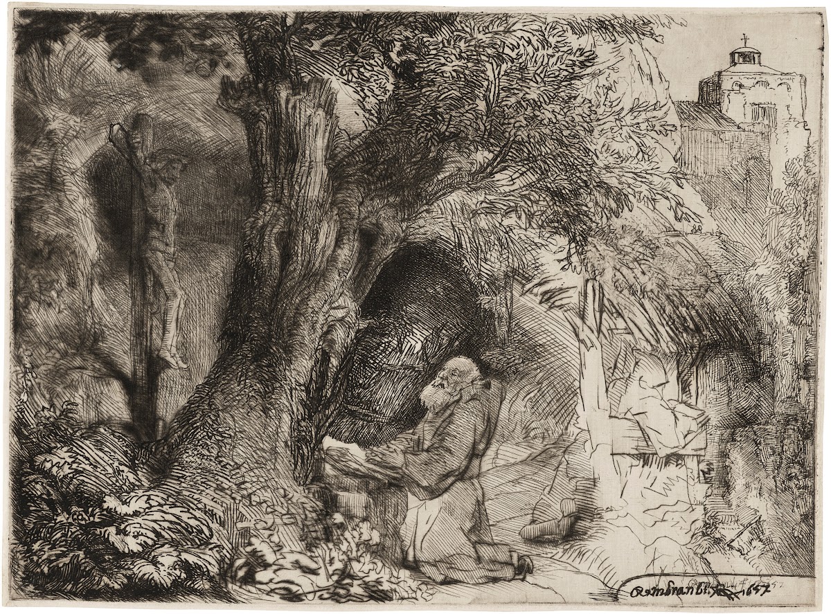 Saint Francis beneath a Tree praying 1657