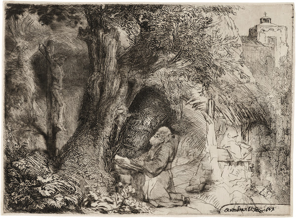 Saint Francis beneath a Tree praying 1657