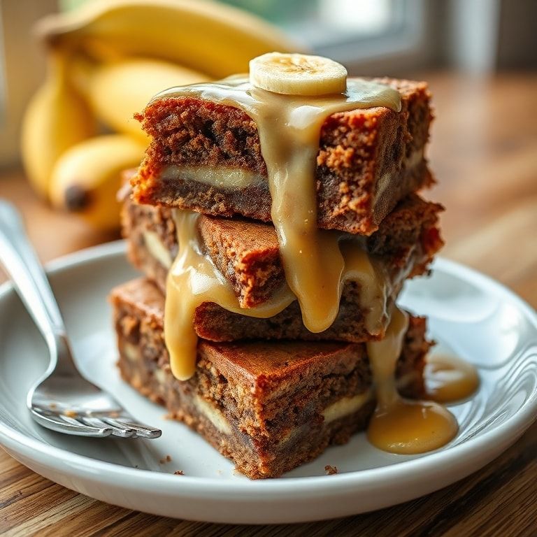 Banana Bread Brownies (Moist & Sweet Dessert Twist) – Easy Homemade Treat