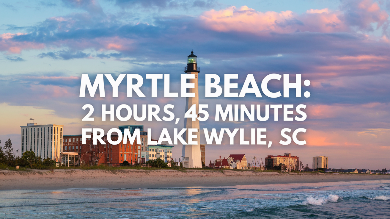 How Far Is Myrtle Beach from Lake Wylie, SC?