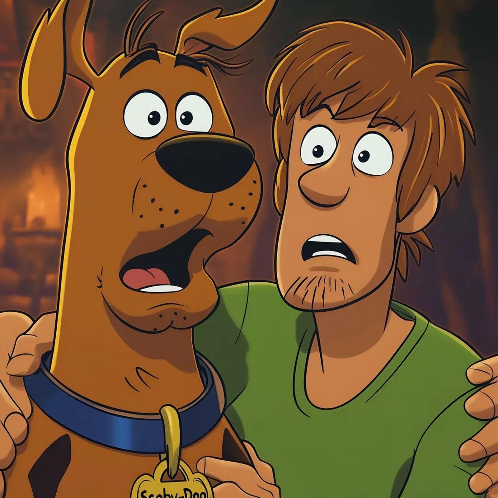 Download Scooby-Doo, Shaggy Rogers, Cartoon, Hanna-Barbera Full HD iPhone