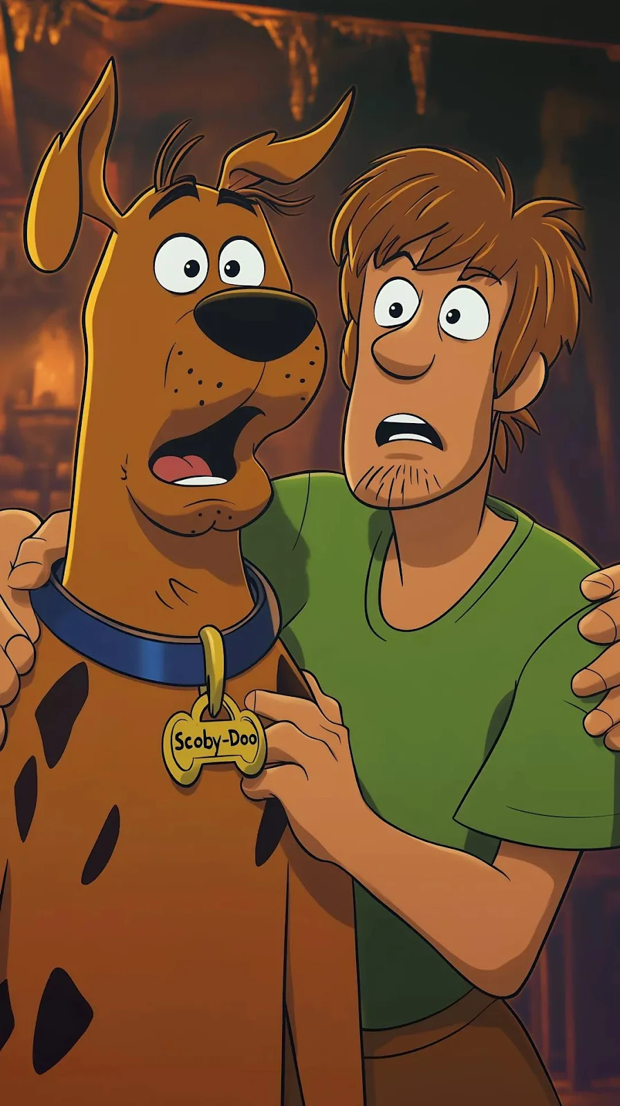 Scooby-Doo, Shaggy Rogers, Cartoon, Hanna-Barbera Full HD iPhone Wallpaper Background (1080x1927)