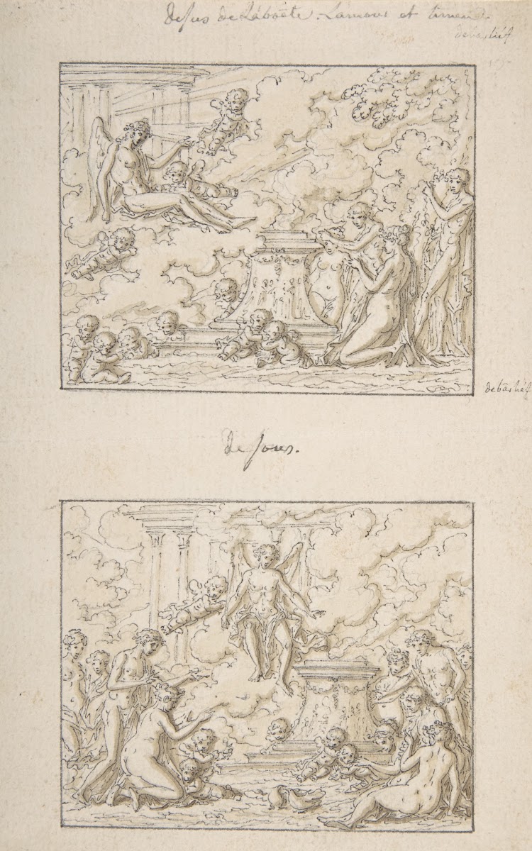 Designs for the Top and Bottom of a Small Rectangular Box