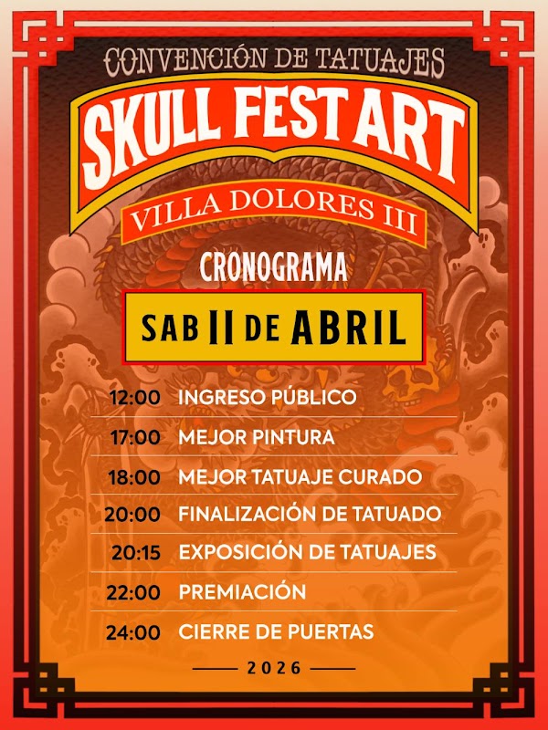 Convención de Tatuajes Skull Fest Art
