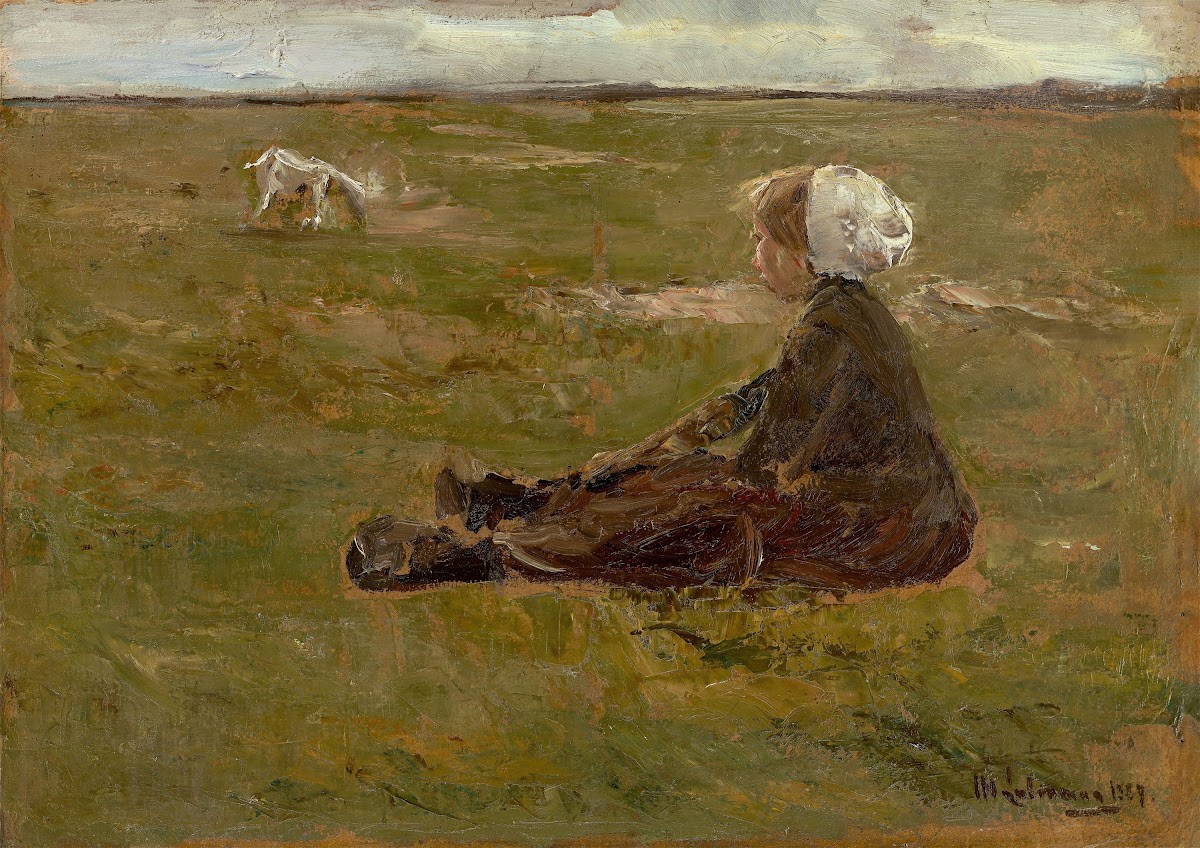 Ziegenhirtin 1887