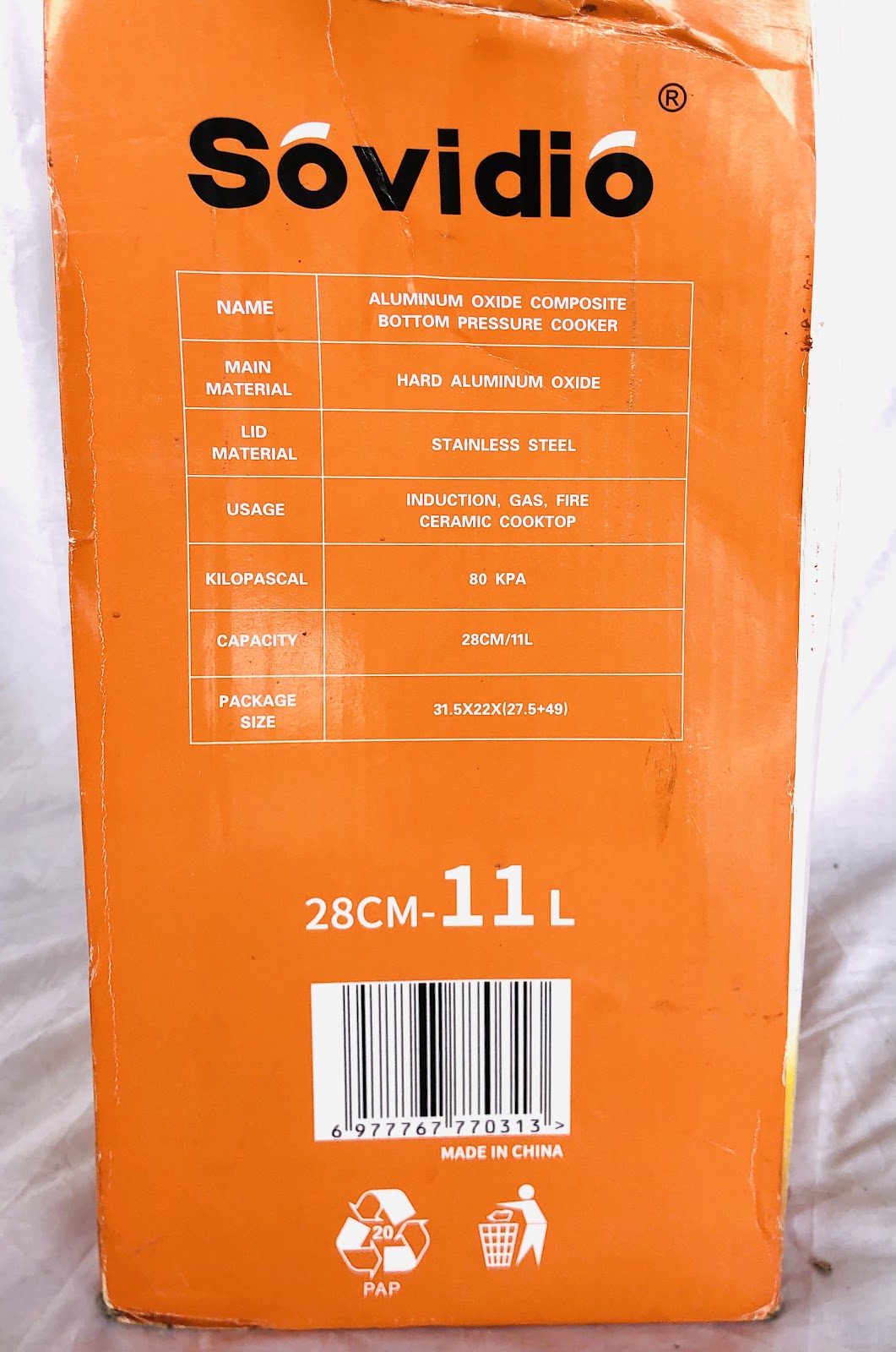 Photo 2 of Sovido Pressure Pot 28cm