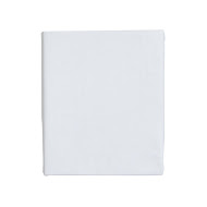 Fitted sheet for children's mattress Twins 100x75 calico white