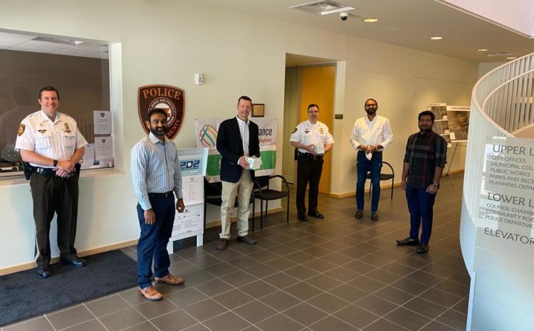 ITServe Alliance St. Louis Chapter Contributed KN95 masks to three police departments