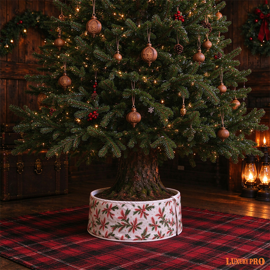 Quilted Christmas Tree Skirt