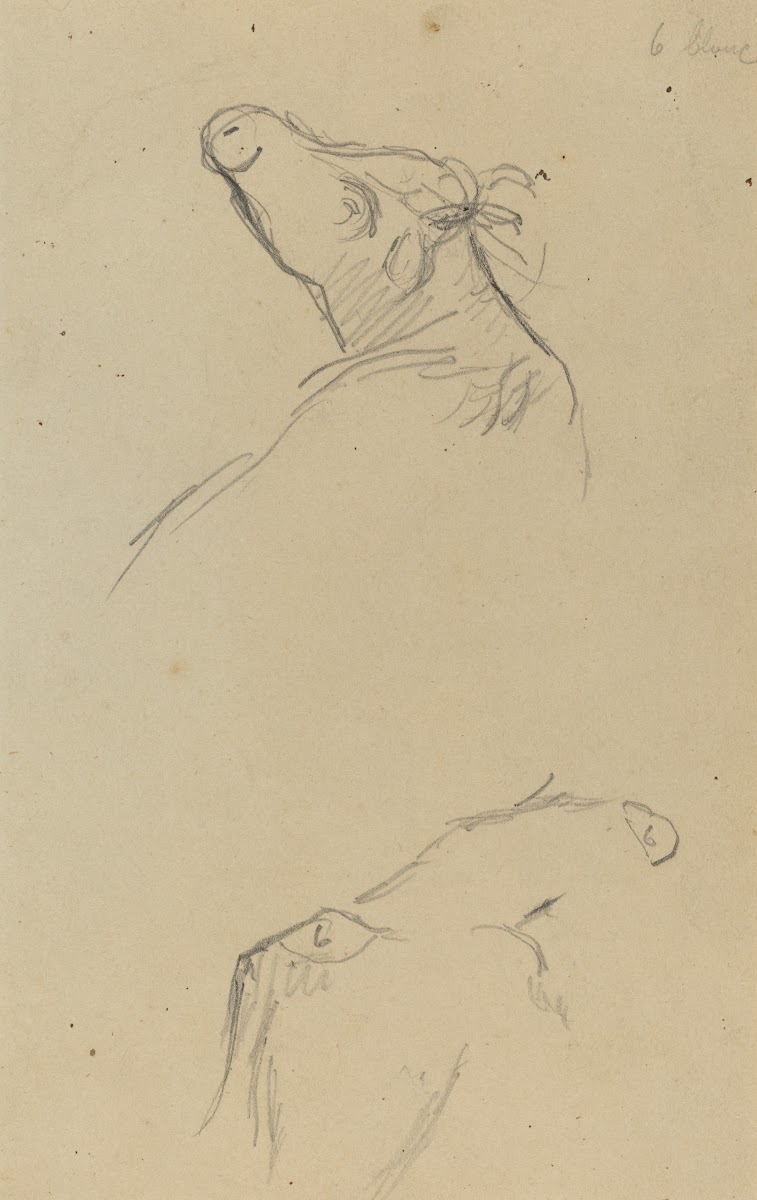 Two Cows Heads verso 1884 1888
