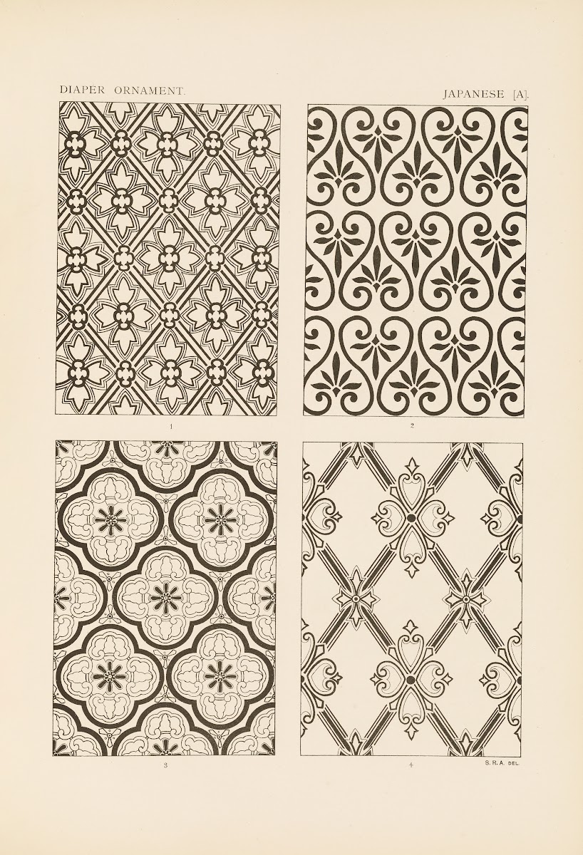 Outlines of ornament in the leading styles Pl24 1881