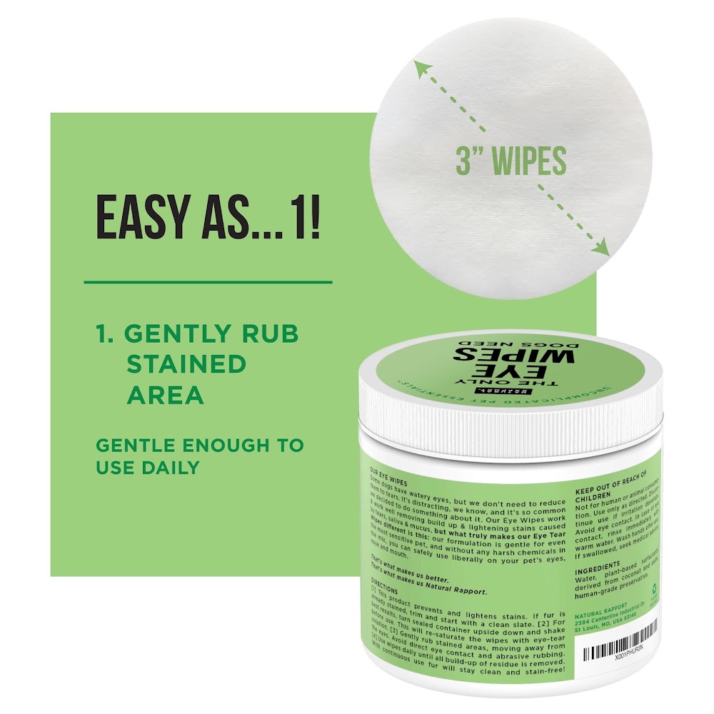 The Only Eye Wipes Dogs Need, Natural Rapport thumbnail 3