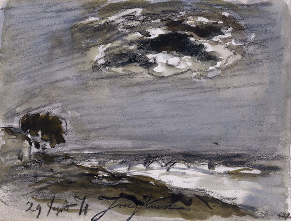 Marine par gros temps 1871