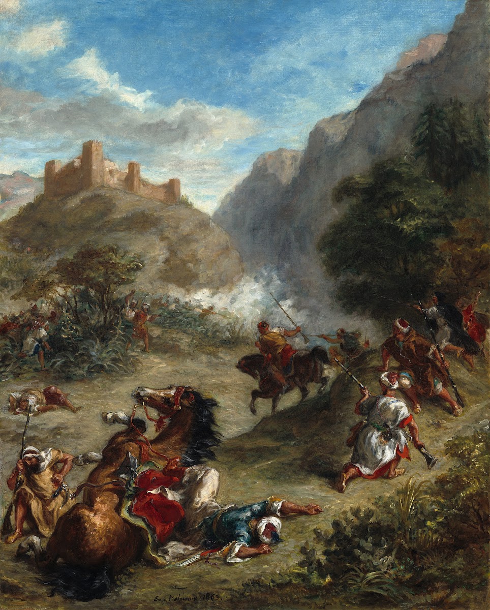 Arabs Skirmishing in the Mountains 1863