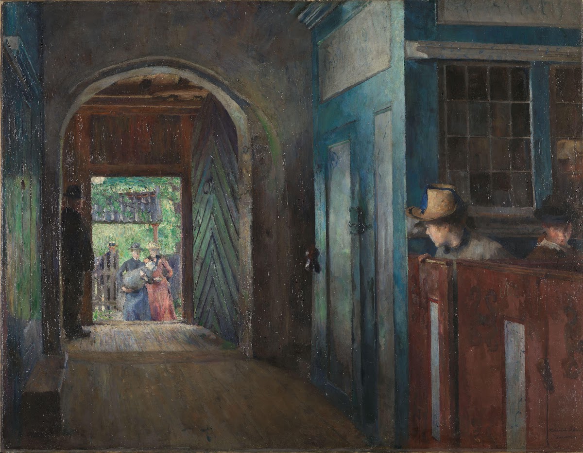 Christening in Tanum Church 1892