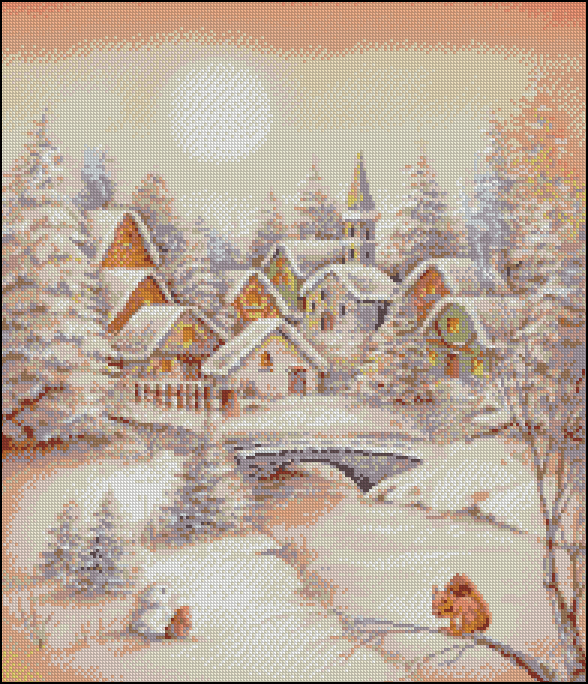 CMP 98263 Snow Village