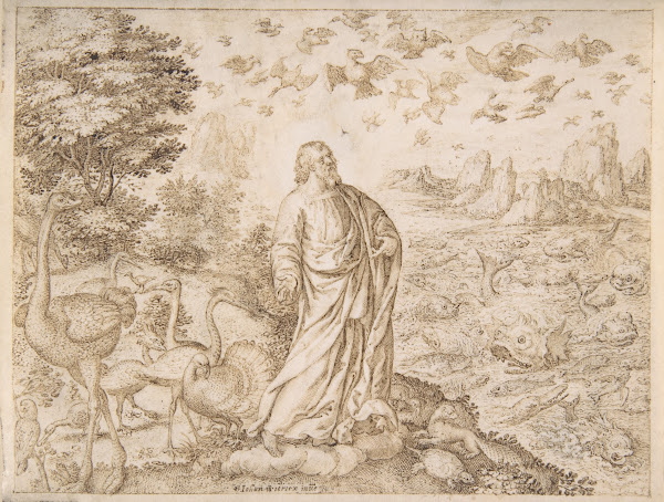 The Creation of the Fish and the Birds mid 16thearly 17th century