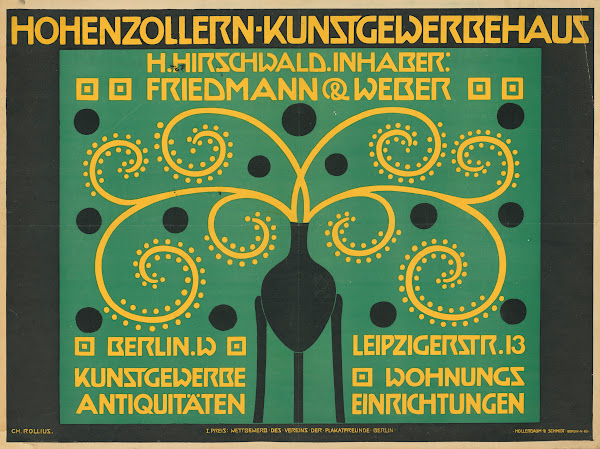 Hohenzollern Kunstgewerbehaus Friedmann  Weber 1907