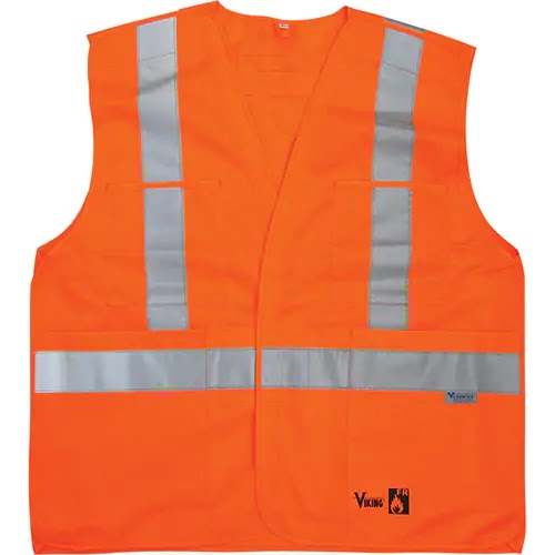 VESTE SECURITE ORANGE IGNIFUGE HV