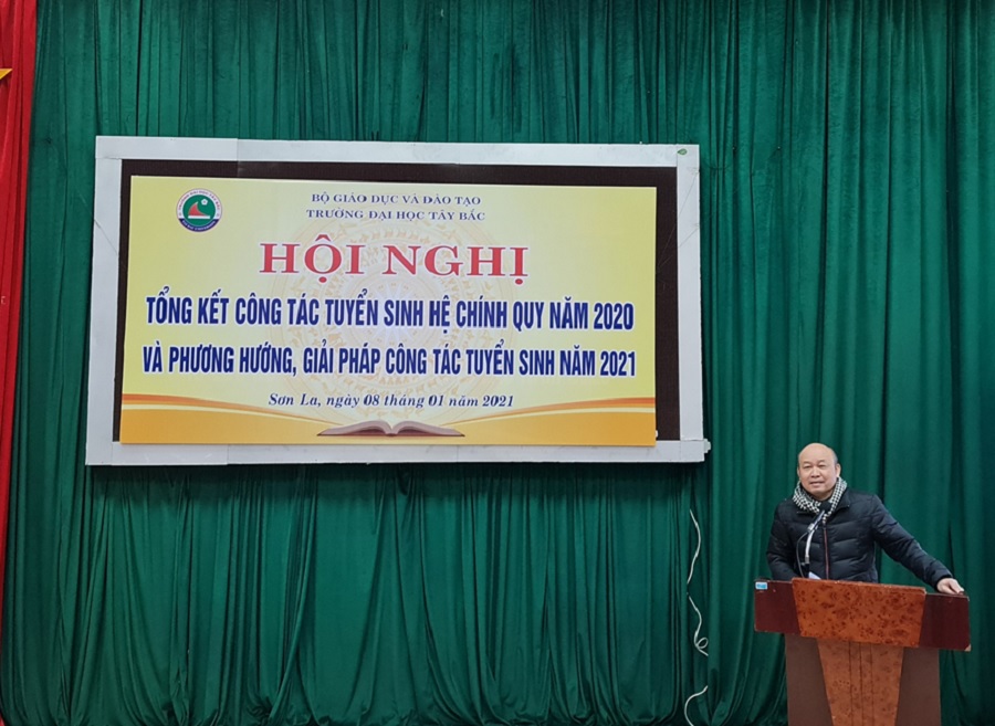 Hội nghị Tổng kết công tác tuyển sinh hệ chính quy năm 2020  và Phương hướng, giải pháp công tác tuyển sinh năm 2021