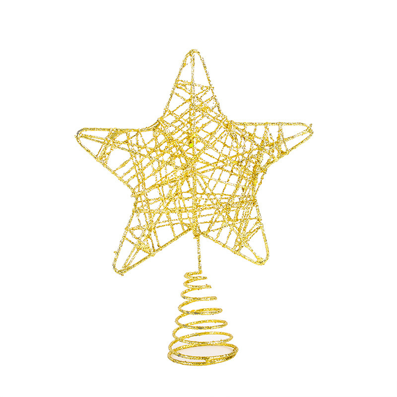 Christmas tree star made of iron art