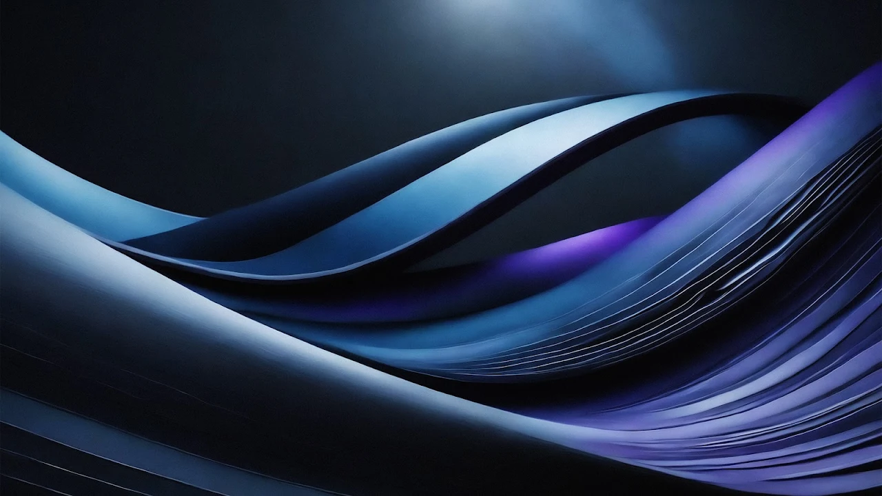 Abstract, 3D Abstract, Digital Art, Dark Background, Gradient 5K Desktop Wallpaper