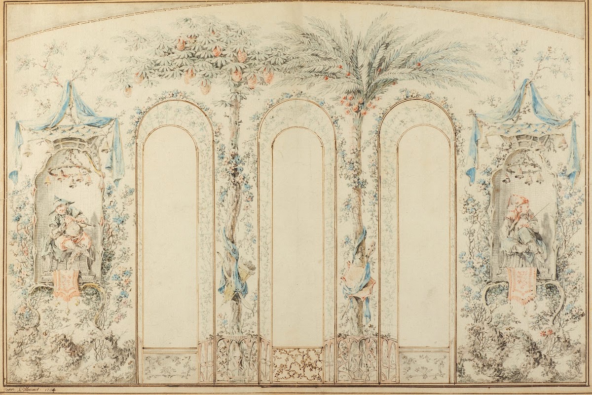 Chinoiserie Wall Design 1764
