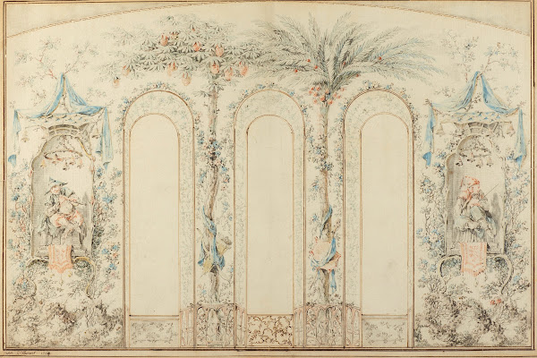 Chinoiserie Wall Design 1764